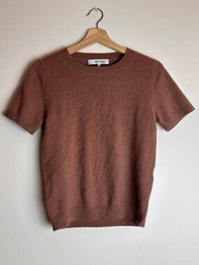 Archer Cashmere Short Sleeve Crew Top